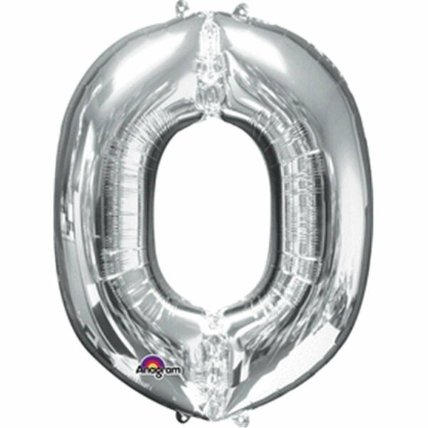 Goldengifts 33 in. Letter O Silver Supershape Foil Balloon - Silver - 33 in. GO3587164